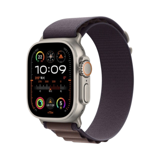 Apple Watch Ultra 2 49mm Titanium Case with L Alpine Loop Indigo (Korean Ver.)