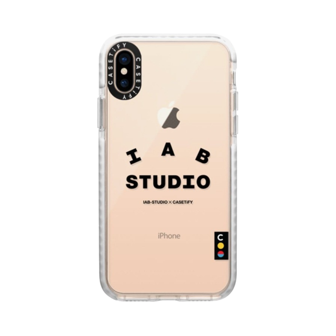 케이스티파이 x 아이앱 스튜디오 아이폰 로고 케이스 클리어(Casetify x IAB Studio iPhone Logo Case Clear) - 3