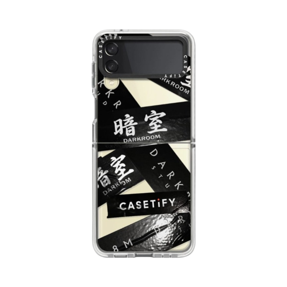 케이스티파이 x 다크룸 스튜디오 테이프 임팩트 갤럭시 케이스 클리어 프로스트 화이트(Casetify x Darkr8m Studio Tape Impact Galaxy Case Clear Frost White) - 7