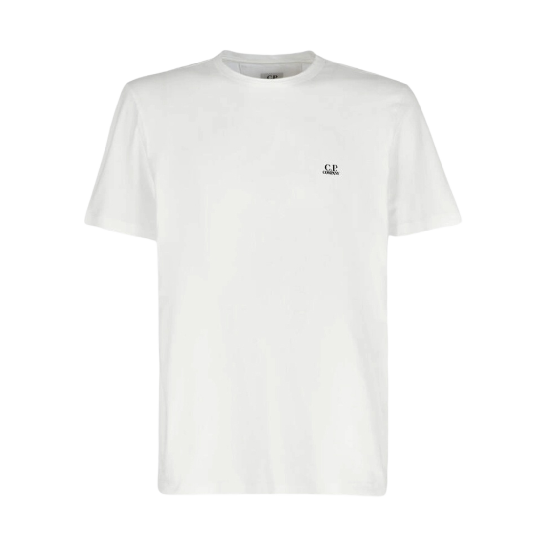 C.P. 컴퍼니 30/1 저지 스몰 로고 티셔츠 거즈 화이트 - 22SS(C.P. Company 30/1 Jersey Small Logo T-Shirt Gauze White - 22SS) - 1