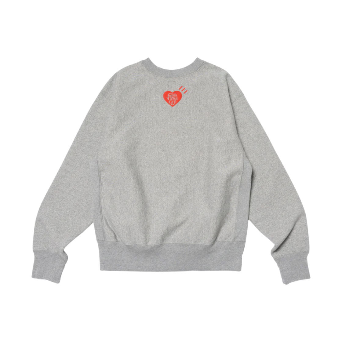 휴먼 메이드 x 베르디 걸스 돈 크라이 크루 넥 스웨트셔츠 그레이(Human Made x Verdy Girls Don't Cry Crew Neck Sweatshirt Gray) - 2