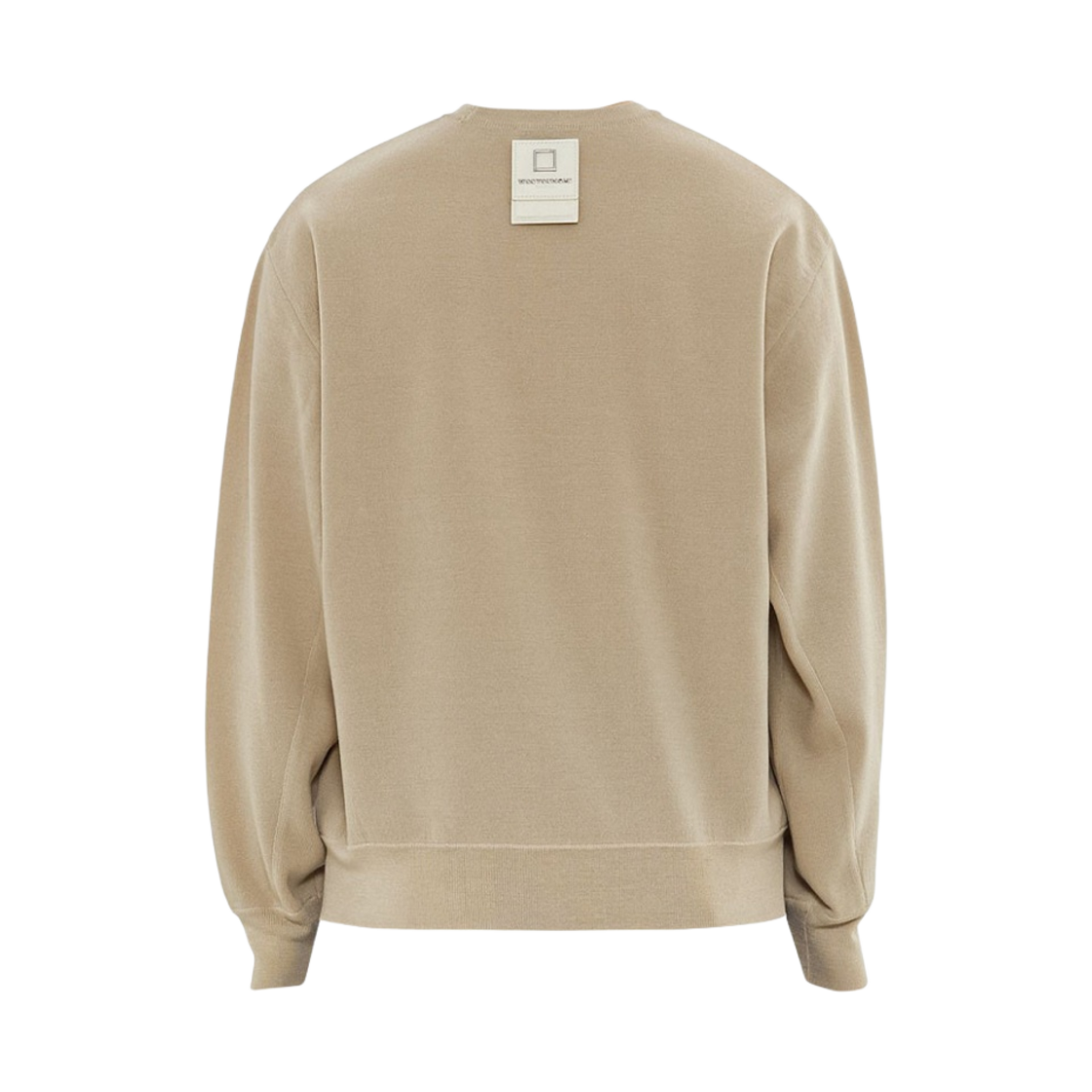 우영미 레더 패치 니트 베이지 - 23SS(Wooyoungmi Leather Patch Knit Beige - 23SS) - 2