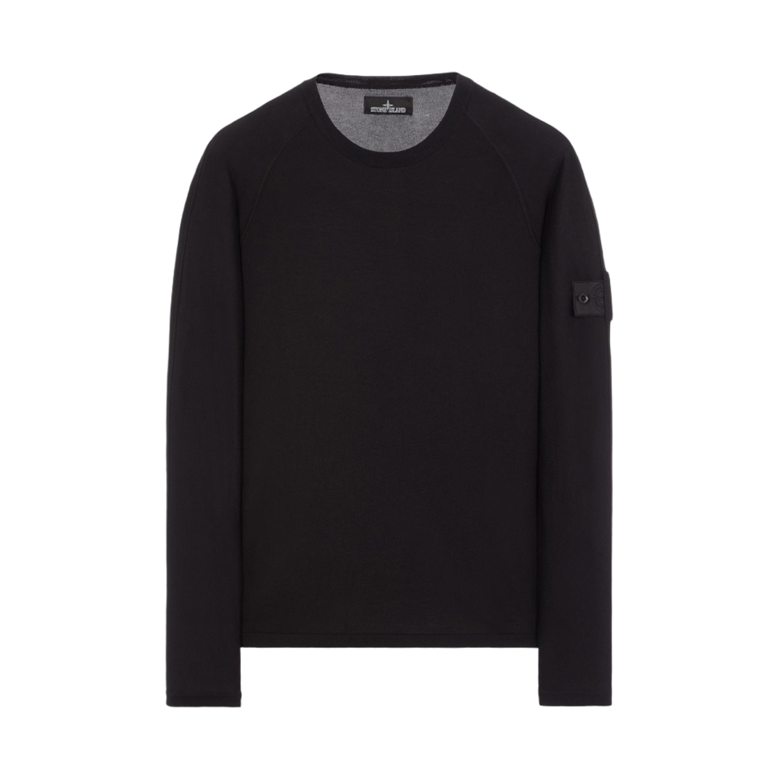 스톤 아일랜드 쉐도우 프로젝트 5071S 라이트 코튼 크루넥 니트 블랙 - 23SS(Stone Island Shadow Project 5071S Light Cotton Crewneck Knit Black - 23SS)