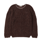 Fritur Soft Cable Knit Brown_F243KN01