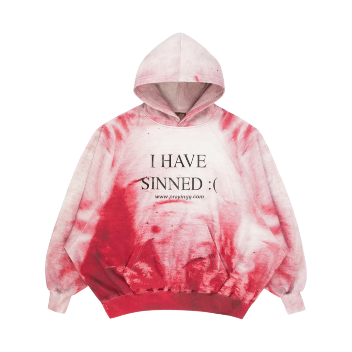 프레잉 아이 해브 신드 후드 핑크(Praying I Have Sinned Hoodie Pink)