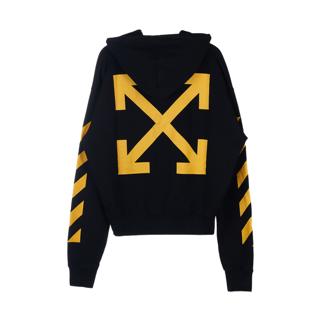 오프화이트 카라바지오 프린트 후드 블랙 옐로우(Off-White Caravaggio Print Hoodie Black Yellow) - 2