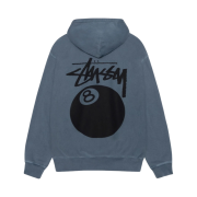 Stussy 8 Ball Hoodie Pigment Dyed Navy