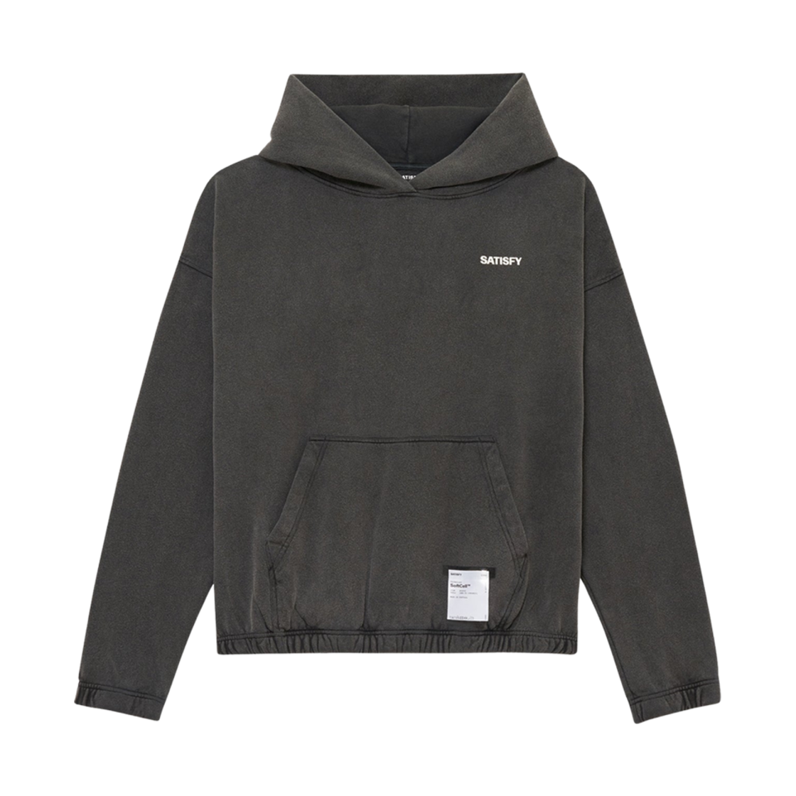 새티스파이 소프트셀 후드 에이지드 블랙(Satisfy Softcell Hoodie Aged Black)