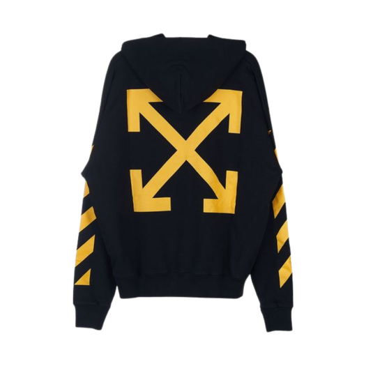 Off-White Caravaggio Diag Arrow Over Hoodie Black
