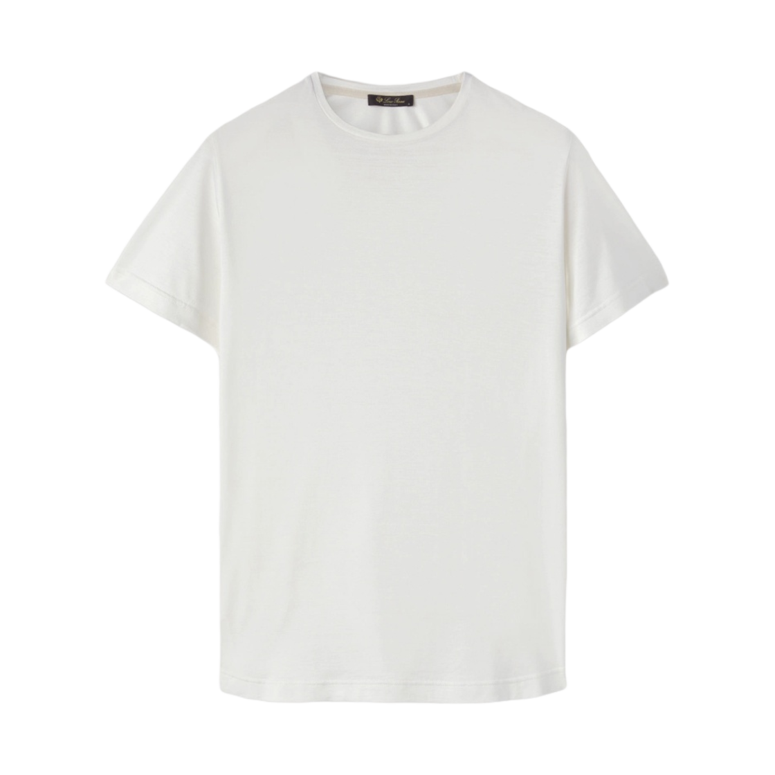 FAF6128-1005 Loro Piana Soft T-Shirt Optical White