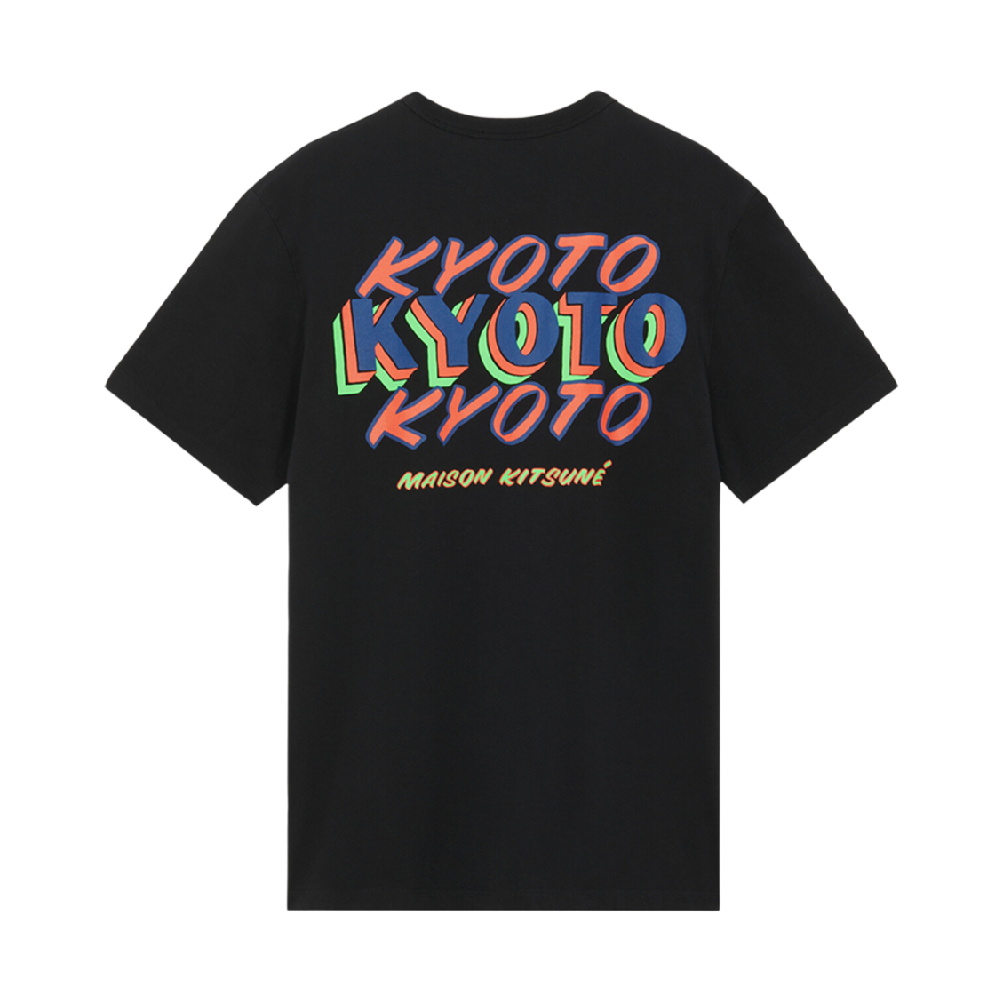 메종 키츠네 교토 벤 클레베이 클래식 티셔츠 블랙(Maison Kitsune Kyoto Ben Klevay Classic T-Shirt Black) - 1