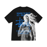 Stussy Ist Venus Pigment Dyed T-Shirt Black