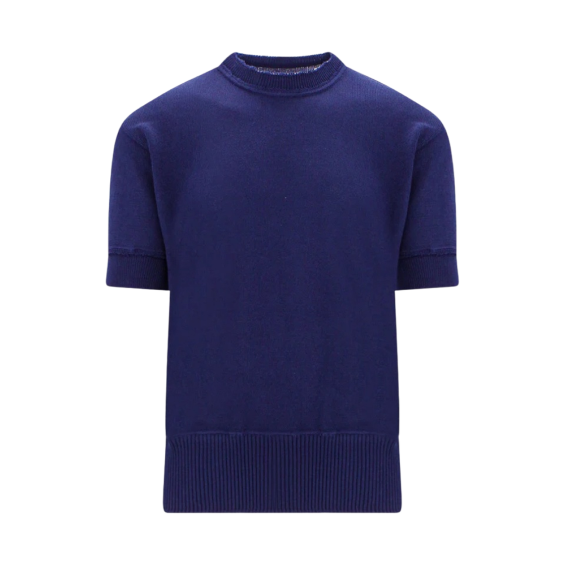 S50HL0008S18204477 Maison Margiela Potato Sack Knit Top Cobalt Blue