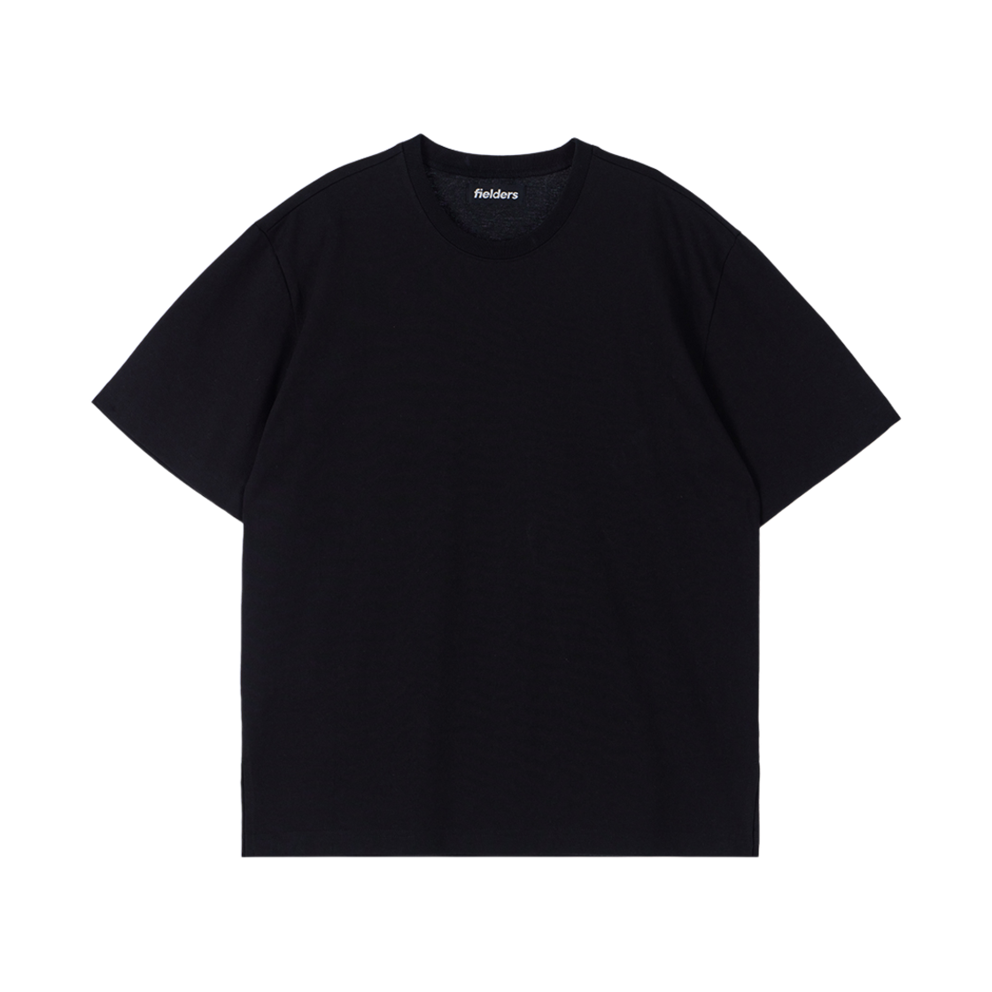 필더스 데일리 에센셜 베이직 티셔츠 블랙(Fielders Daily Essential Basic T-Shirt Black) - 1