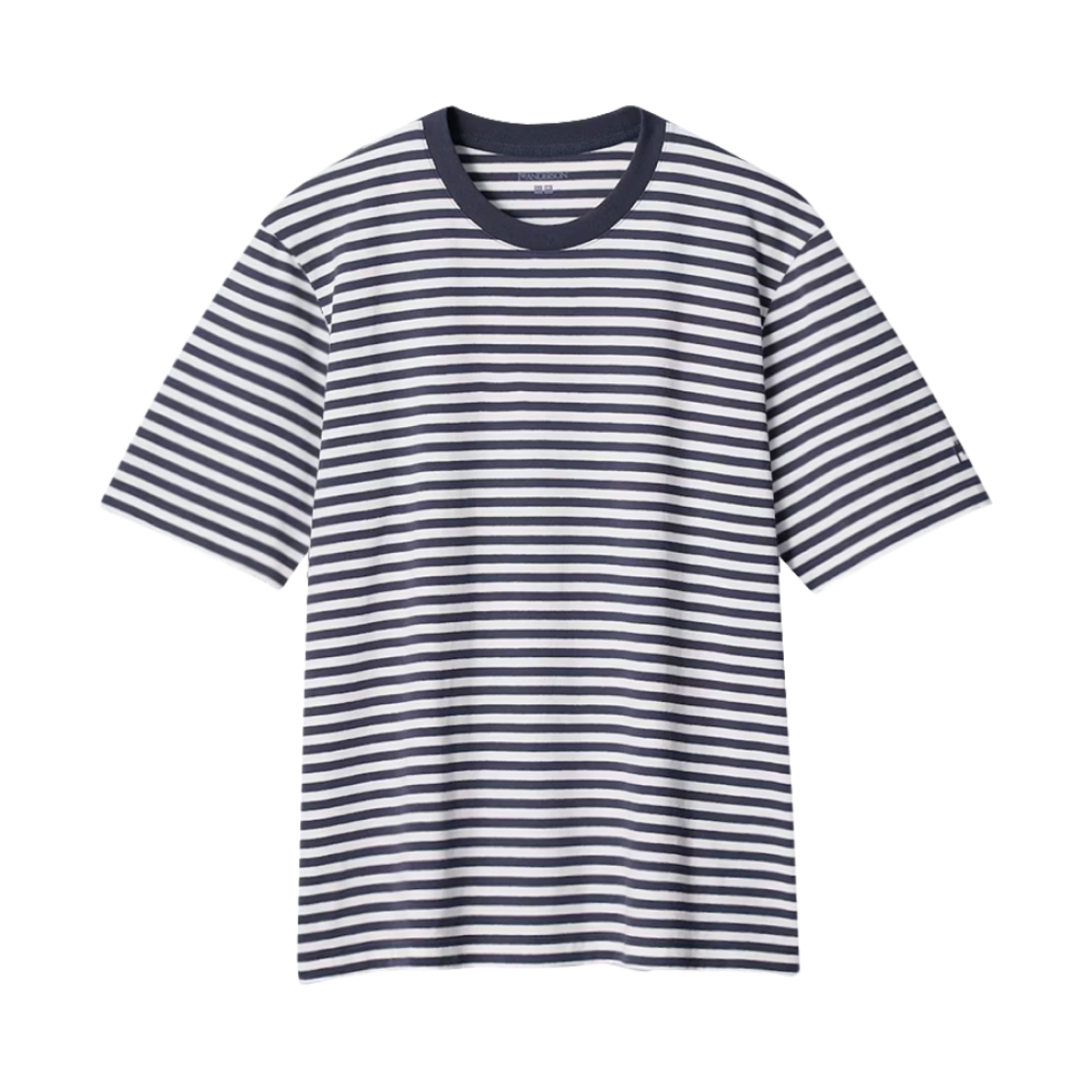 유니클로 x JW 앤더슨 스트라이프 티셔츠 레귤러 네이비 - KR(Uniqlo x JW Anderson Stripe T-Shirt Regular Navy - KR)