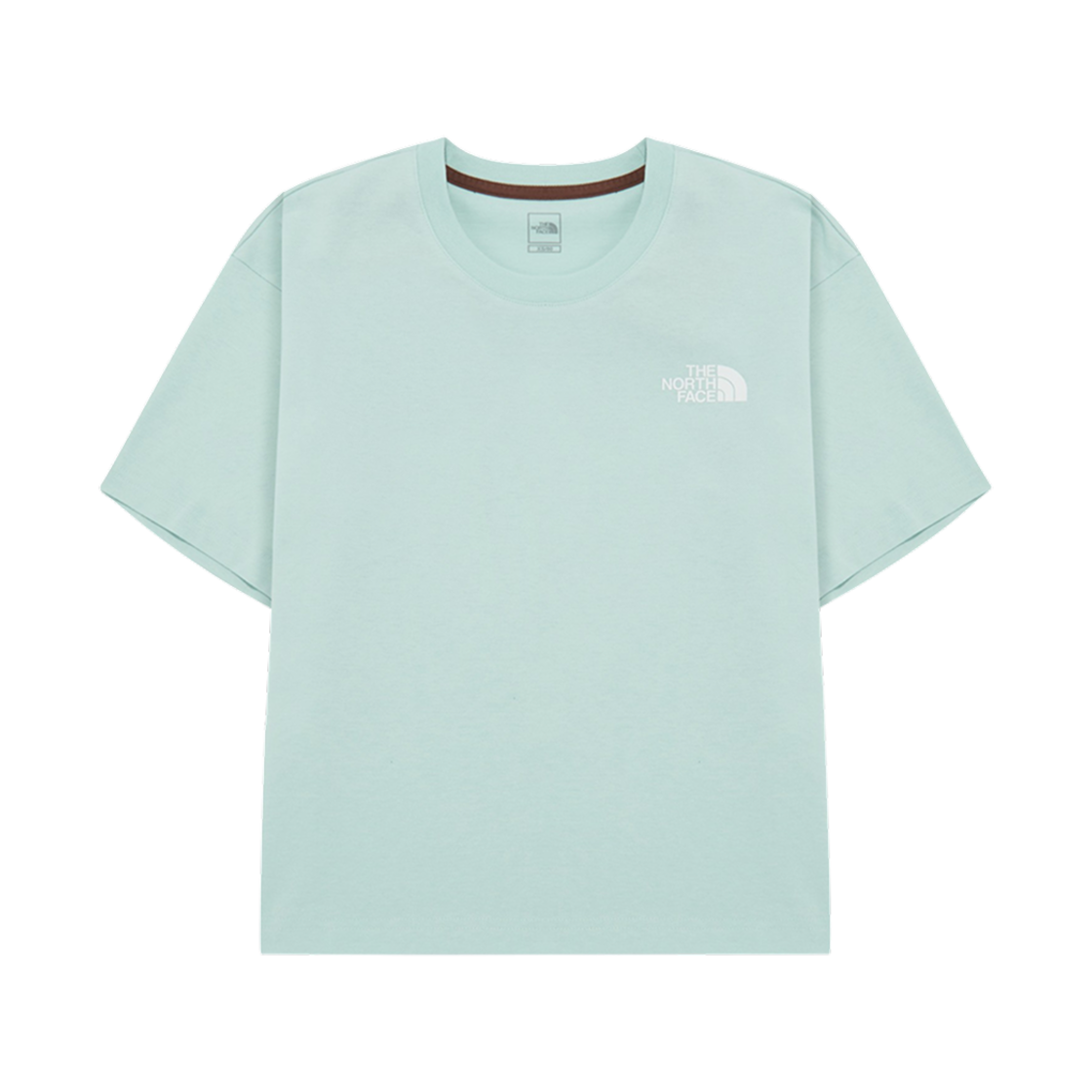 NT7UR42B (W) The North Face TNF Hangeul S/S Round T-Shirt Mint - 25SS
