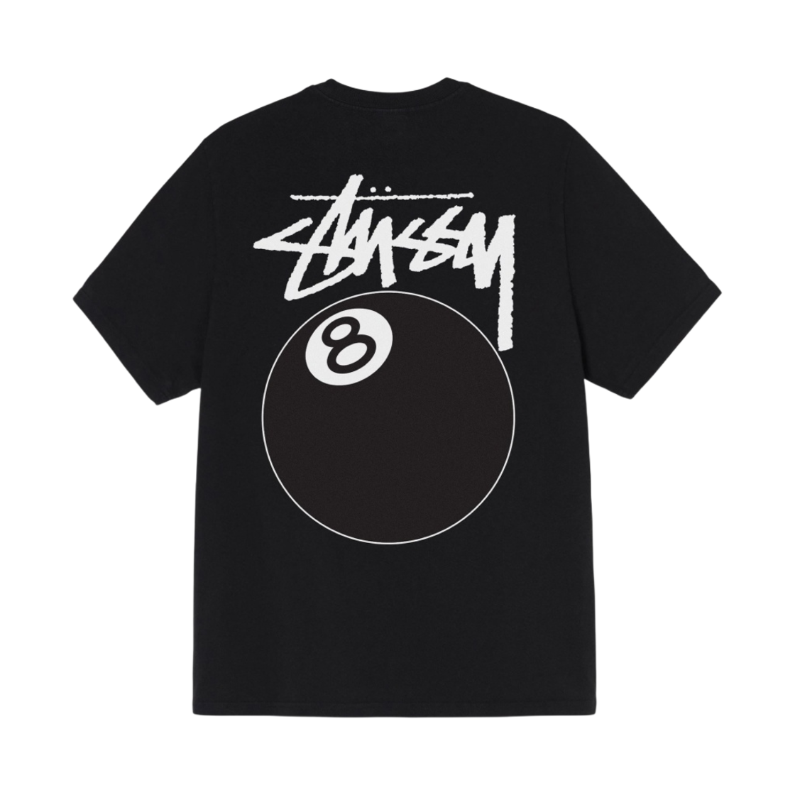 스투시 8볼 피그먼트 다이드 티셔츠 블랙 - 21FW(Stussy 8 Ball Pigment Dyed T-Shirt Black - 21FW)