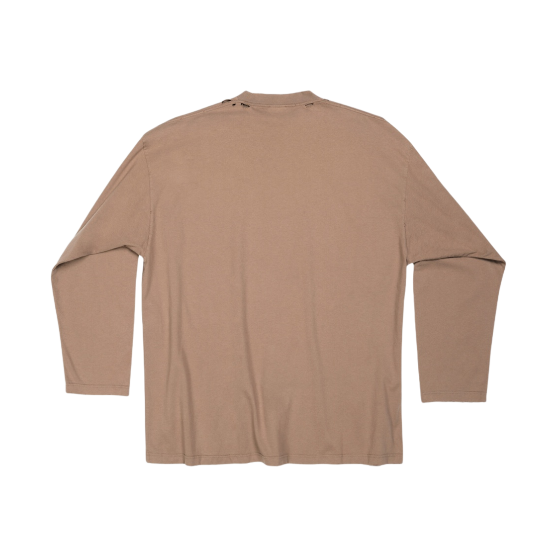 발렌시아가 캡 오버사이즈 롱슬리브 티셔츠 그레이(Balenciaga Caps Oversized Long Sleeve T-Shirt Grey) - 2
