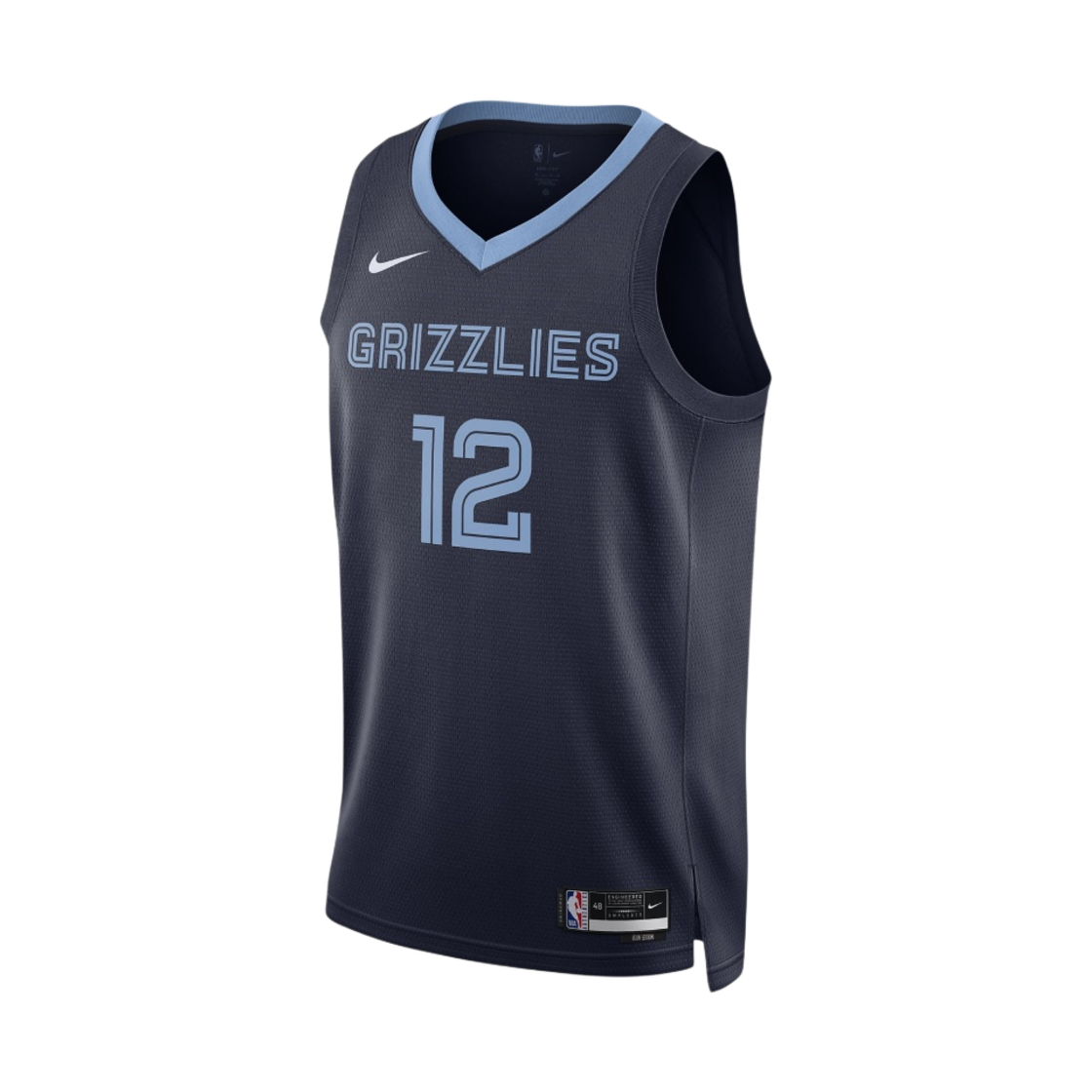 나이키 멤피스 그리즐리스 아이콘 에디션 2022/23 NBA 스윙맨 저지 컬리지 네이비(Nike Memphis Grizzlies Icon Edition 2022/23 NBA Swingman Jersey College Navy)