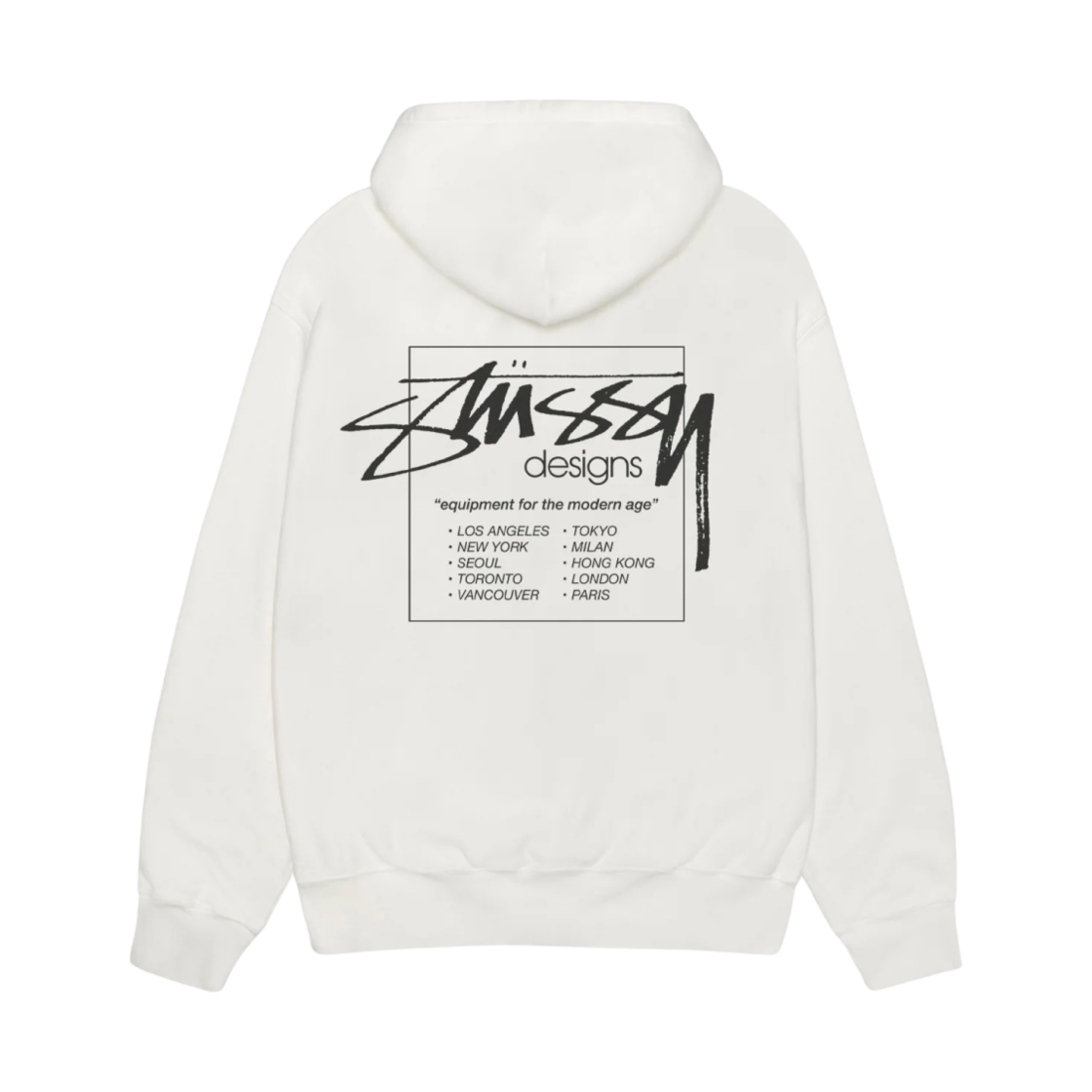 스투시 모던 에이지 피그먼트 다이드 집 후드 내츄럴(Stussy Modern Age Pigment Dyed Zip Hoodie Natural)