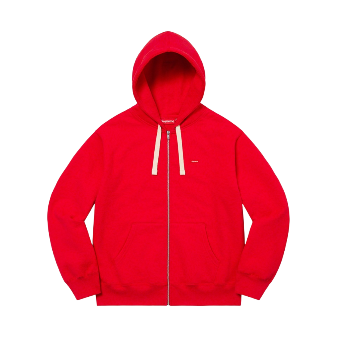 슈프림 스몰 박스 드로우코드 집업 후드 스웨트셔츠 레드 - 22FW(Supreme Small Box Drawcord Zip Up Hooded Sweatshirt Red - 22FW) - 1