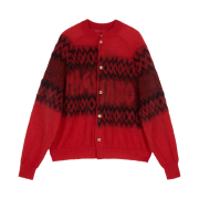 Magliano Christmas Sweater Poppy Red Black