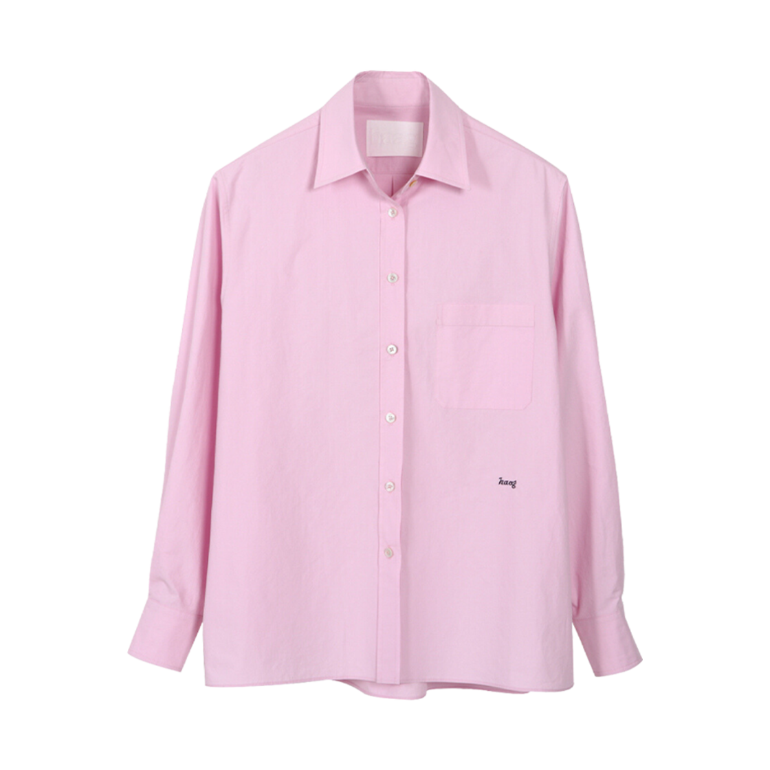 (W) 헤이그 어 클래식 셔츠 핑크((W) Haag A Classic Shirt Pink)
