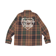 Human Made Check Shirt Brown