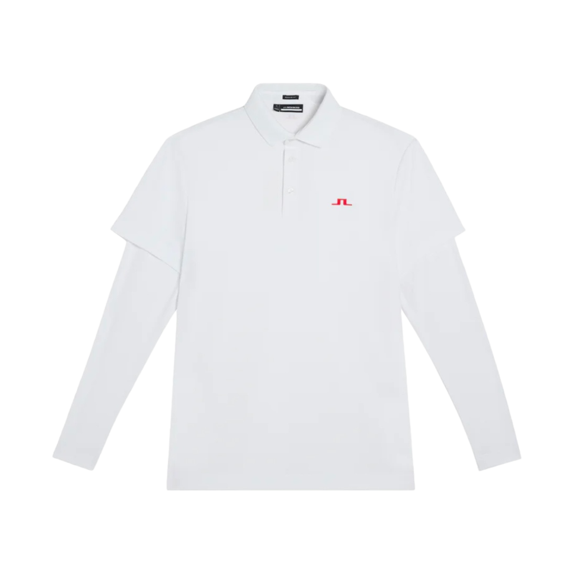 제이린드버그 리암 레귤러 핏 롱슬리브 폴로 화이트(J.Lindeberg Liam Regular Fit Long Sleeve Polo White)