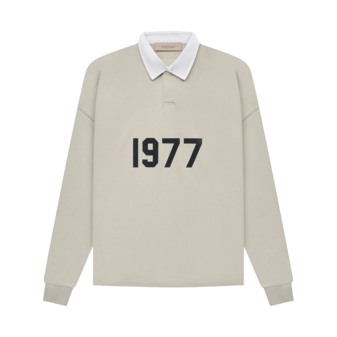 에센셜 1977 럭비 롱슬리브 폴로 위트 - 22SS(Essentials 1977 Rugby Long Sleeve Polo Wheat - 22SS)