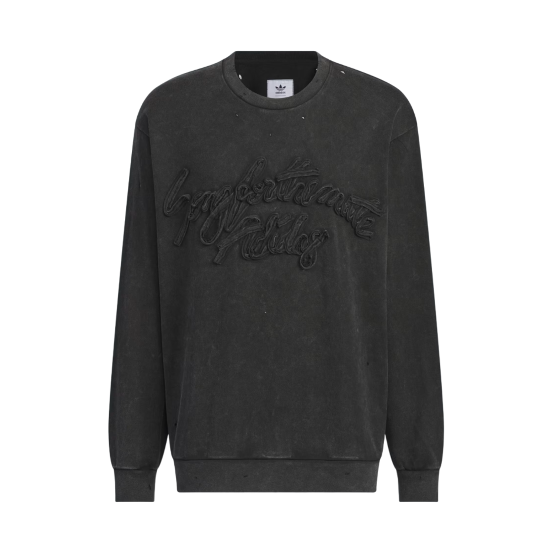 아디다스 x 송 포 더 뮤트 롱슬리브 티셔츠 블랙 - KR 사이즈(Adidas x Song for the Mute Long Sleeve T-Shirt Black - KR Sizing)