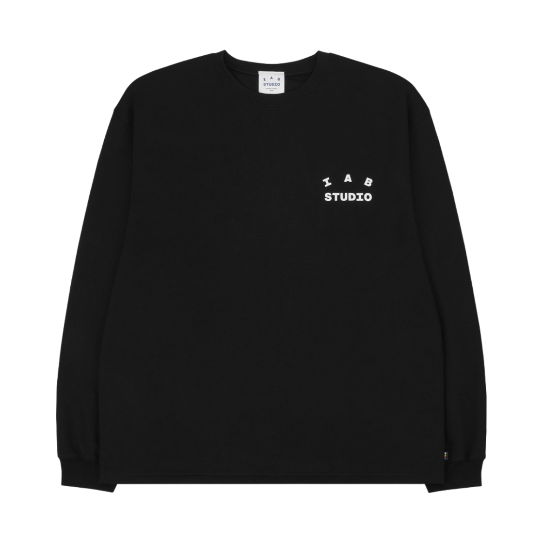 【IAB STUDIO】 IAB Studio Long Sleeve Black - 23FW 아이앱 스튜디오 롱슬리브 블랙 - 23FW | IAB Studio | KREAM