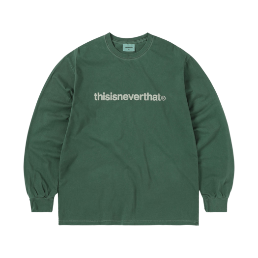 디스이즈네버댓 T 로고 롱슬리브 티셔츠 인디고 블루