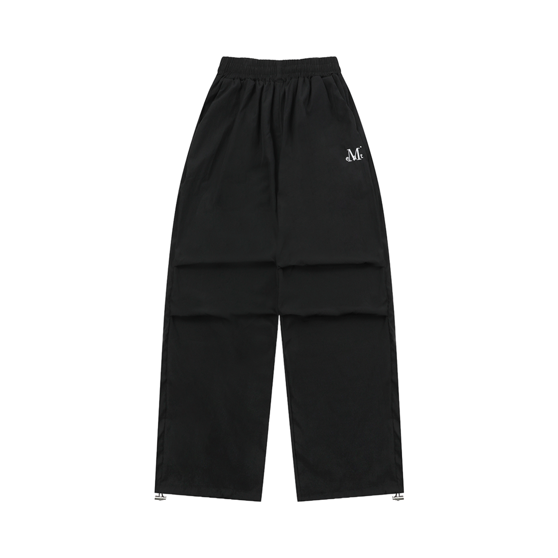 P00000LA_04 MUCENT Bilbao Poly Parachute Pants Black