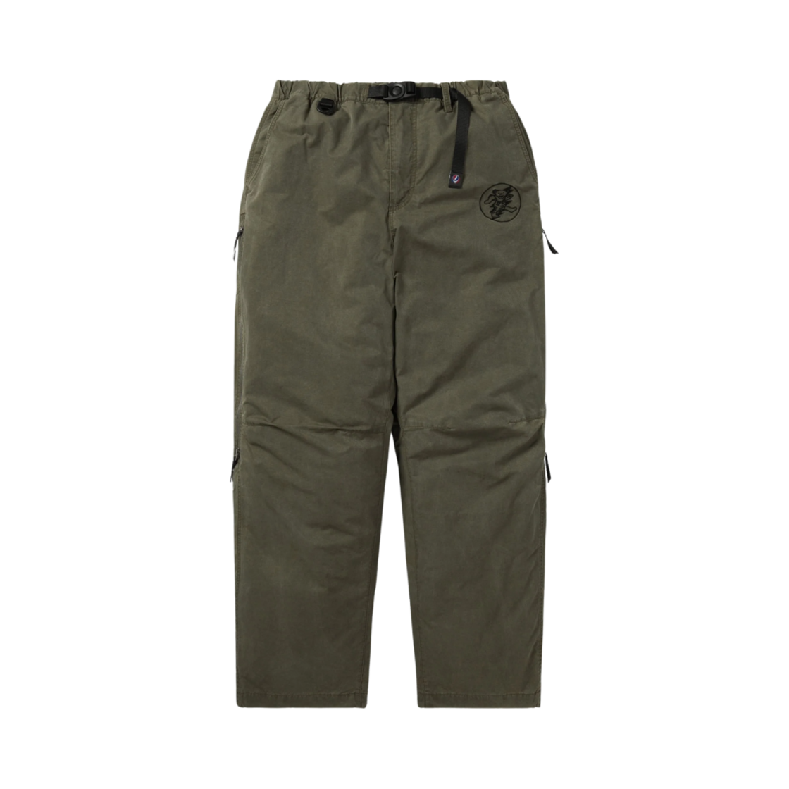 GD243WPANP01KHA Thisisneverthat x Grateful Dead Lightning Bear Wind Pant Khaki