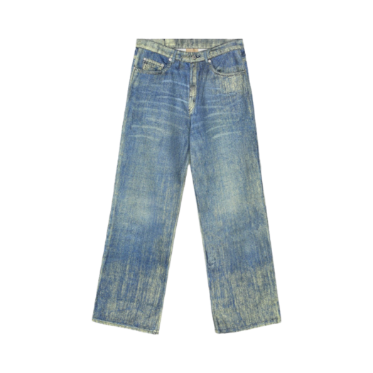 AU00022-002 CAMPER LAB Paint Denim Jeans Sand Blue