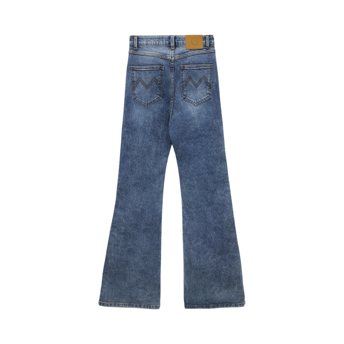 (W) 마뗑킴 셔링 부츠 컷 데님 팬츠 블루((W) Matin Kim Shirring Boots Cut Denim Pants Blue) - 2