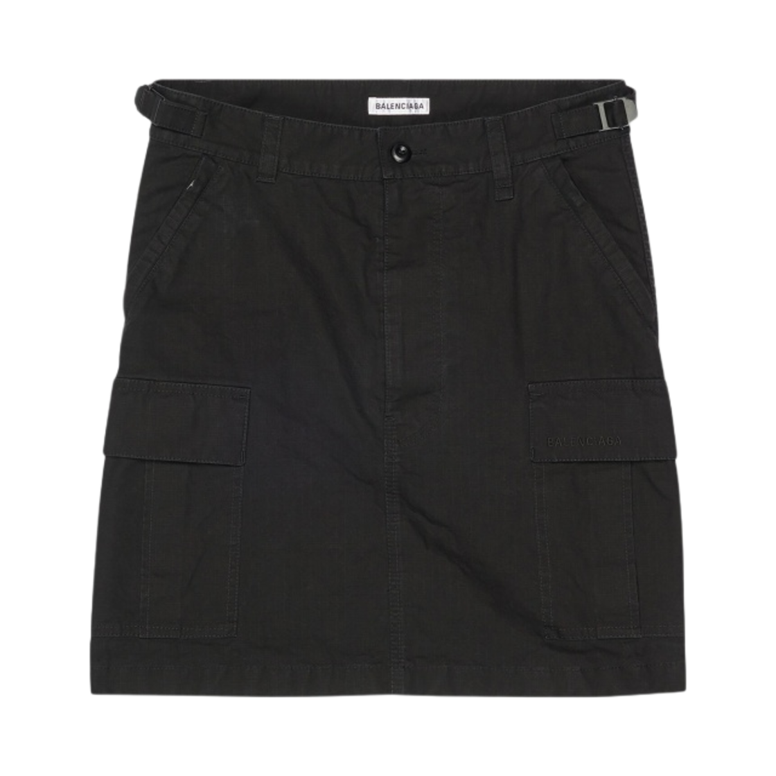 (W) 발렌시아가 미니 카고 스커트 블랙((W) Balenciaga Mini Cargo Skirt Black) - 1