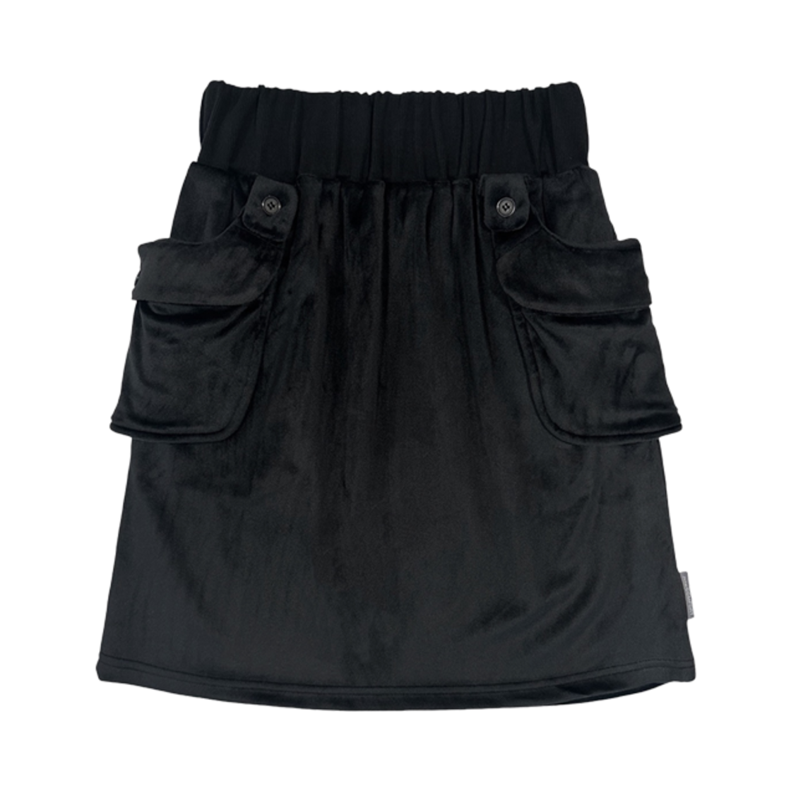 (W) 지초이 플리스 포켓 스커트 블랙((W) Jichoi Fleece Pocket Skirt Black)