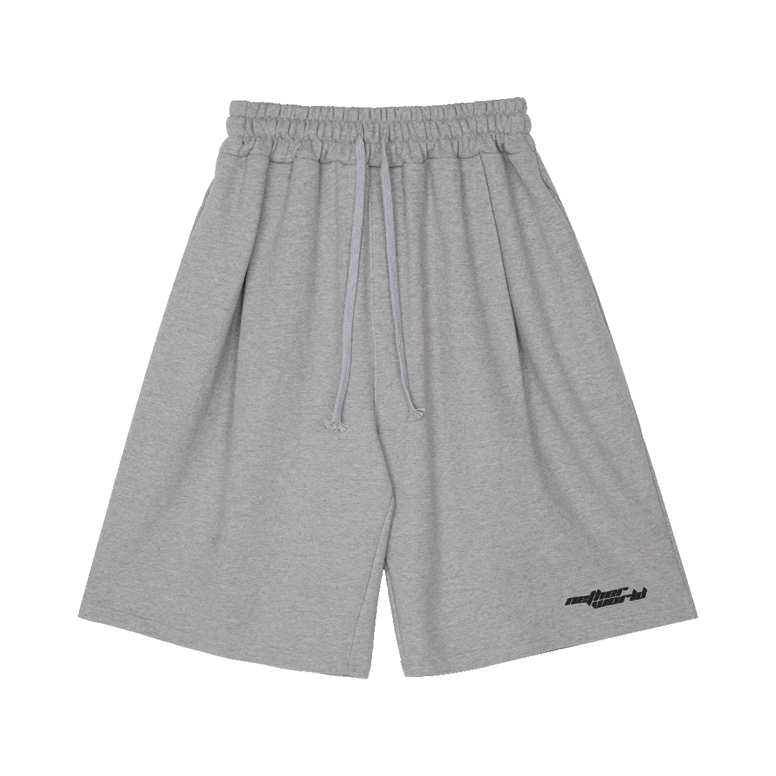P00000DN NETHERWORLD Bermuda Training Shorts Melange Gray