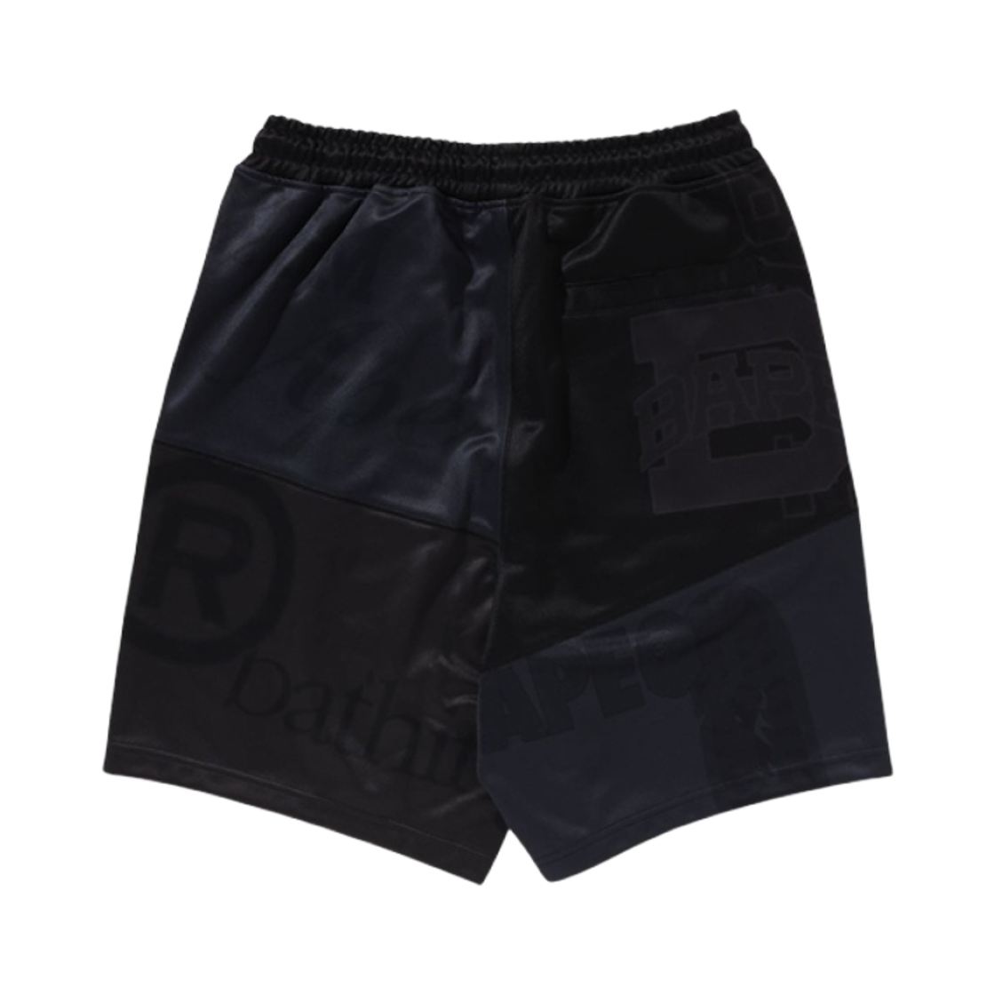 베이프 패치워크 베스킷볼 쇼츠 블랙(BAPE Patchwork Basketball Shorts Black) - 2