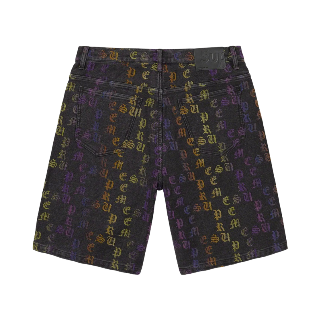 슈프림 그라디언트 자카드 데님 쇼츠 블랙 - 22SS(Supreme Gradient Jacquard Denim Shorts Black - 22SS) - 2