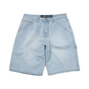 Suade Carpenter Denim Shorts Light Blue