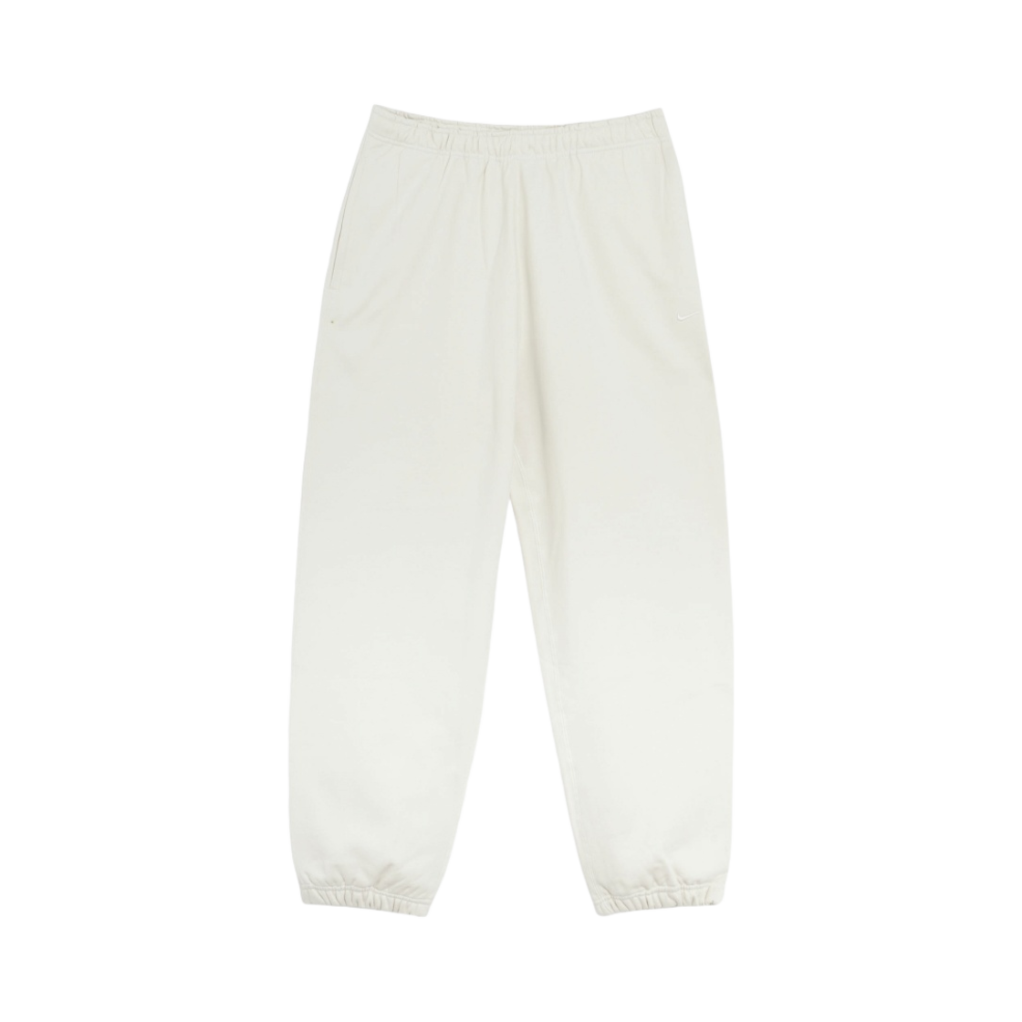 (W) 나이키 NRG 솔로 스우시 플리스 팬츠 팬텀 화이트 - 아시아((W) Nike NRG Solo Swoosh Fleece Pants Phantom White - Asia) - 2