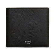 Celine Bi-Fold Wallet in Grained Calfskin Black