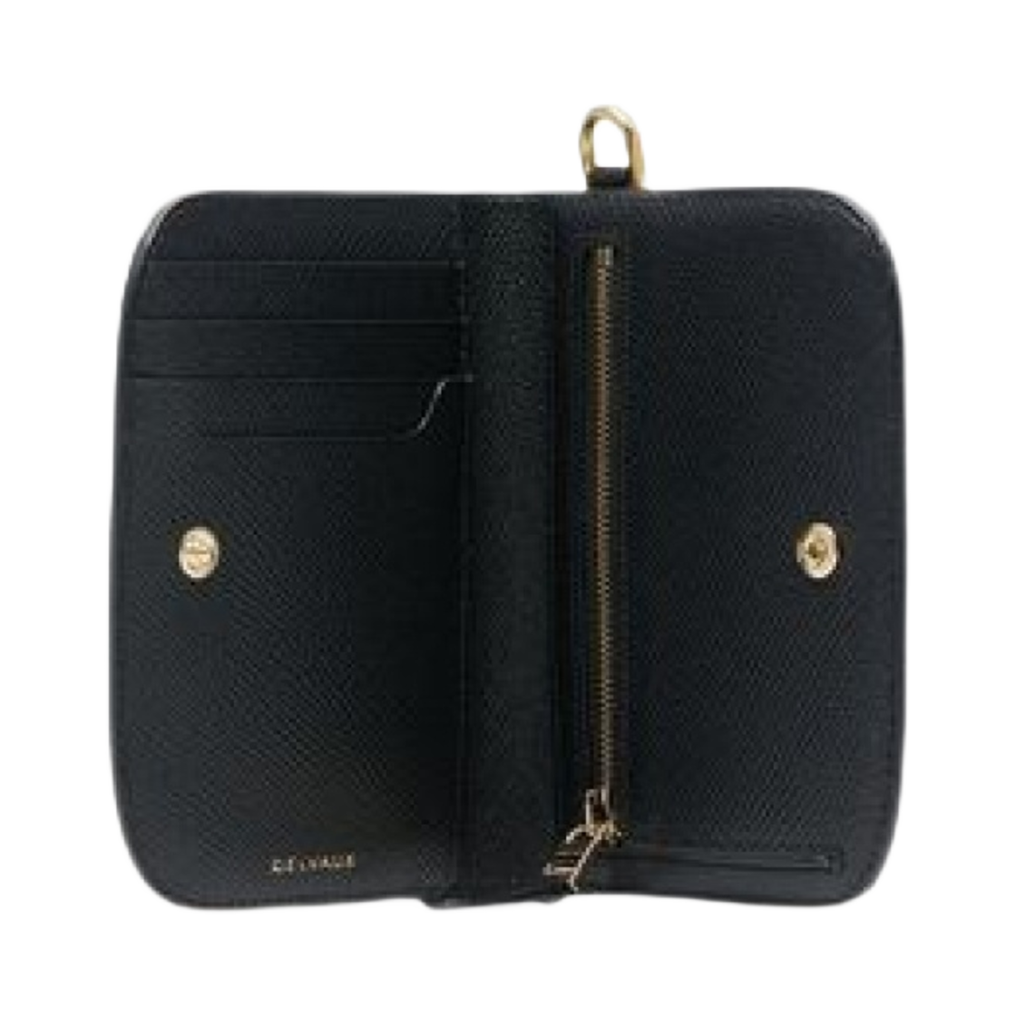 델보 배가본드 컴팩트 지갑 알피나 카프 블랙(Delvaux Vagabond Compact Wallet Alpina Calf Black) - 2