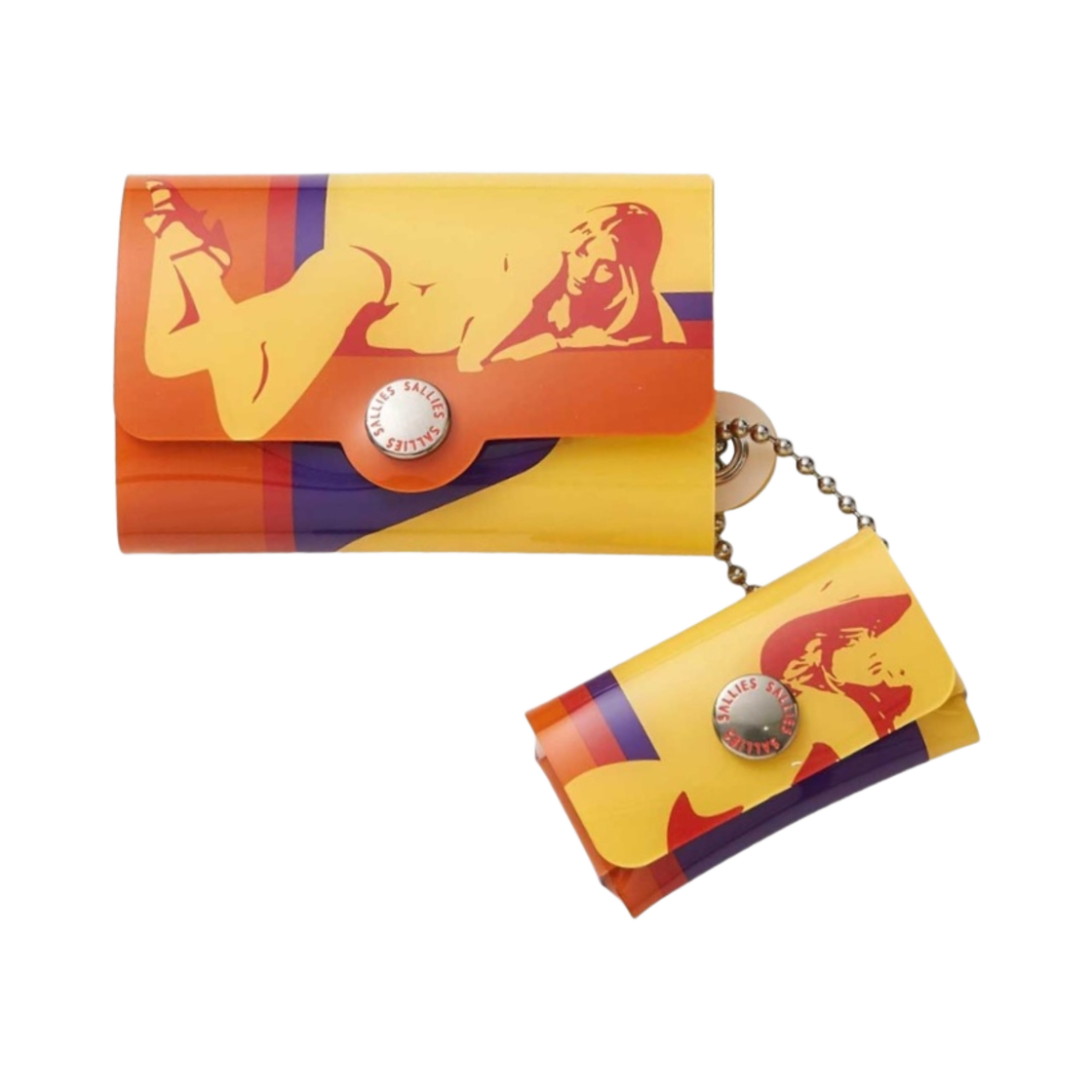 102096-01 Hysteric Glamour x Sallies Pocketpal California Minimal Wallet Multi