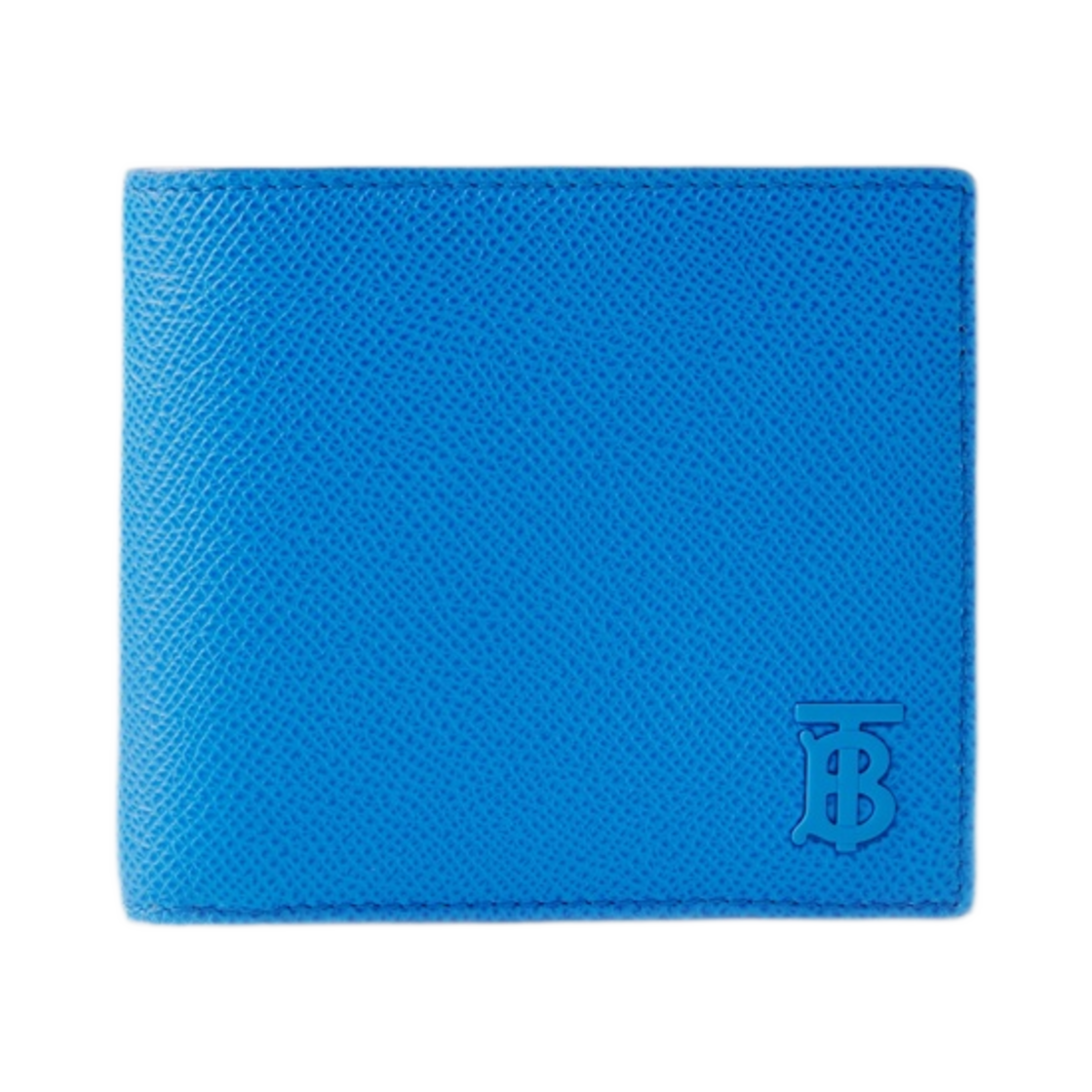버버리 그레이니 레더 TB 반지갑 비비드 블루(Burberry Grainy Leather TB Bifold Wallet Vivid Blue) - 1