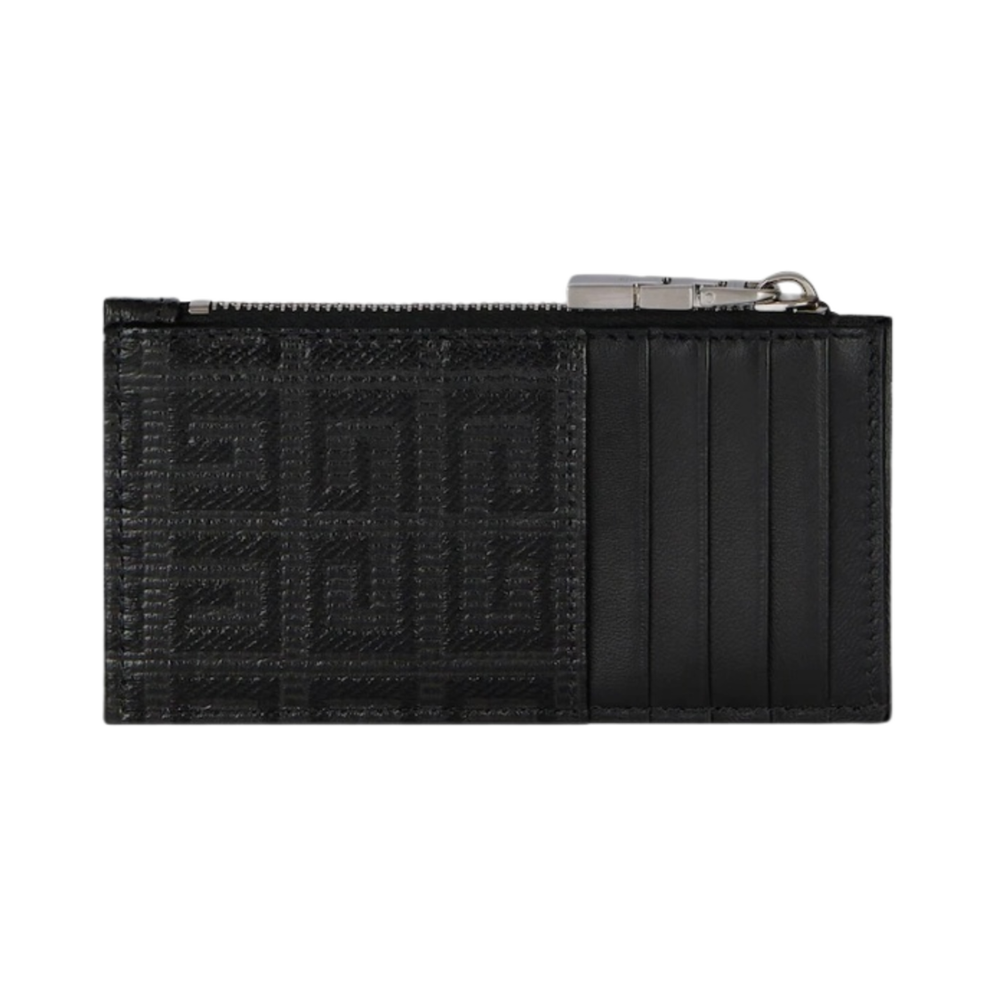 지방시 4G 코티드 캔버스 레더 지퍼 카드 홀더 블랙(Givenchy Zipped Card Holder in 4G Coated Canvas and Leather Black) - 2