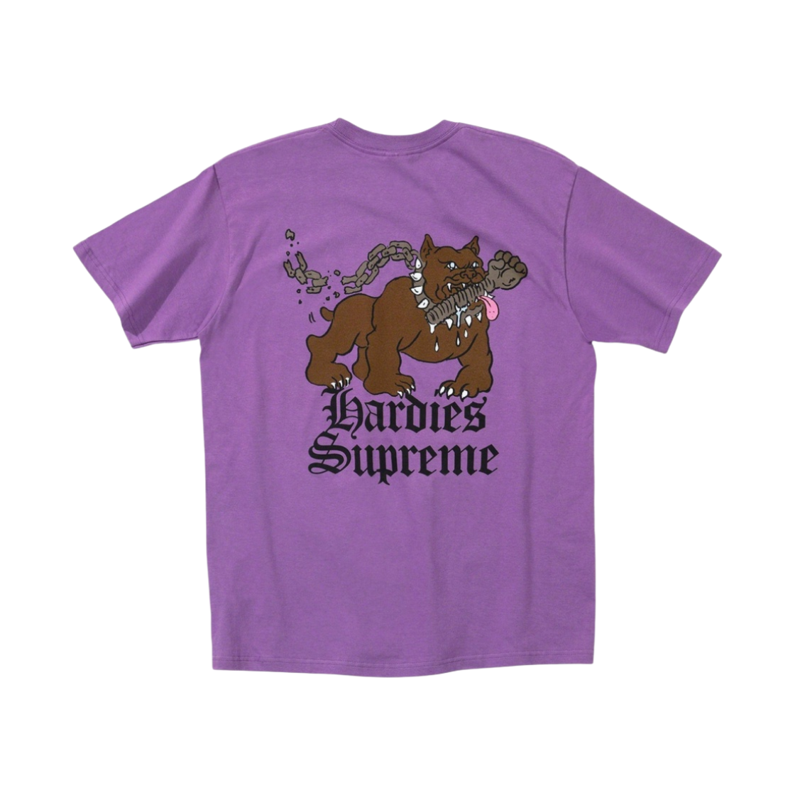 슈프림 x 하디스 도그 티셔츠 퍼플 - 23SS(Supreme x Hardies Dog T-Shirt Purple - 23SS) - 1